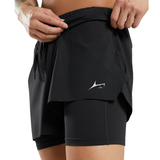 2 in 1 Dual Shorts with Inner Compression