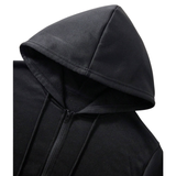 Fleece Zip Up Hoodie | Comfort Sweatshirt