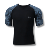 Classic Shark Scales Compression Tights Half Sleeves