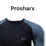 Classic Shark Scales Compression Tights Half Sleeves