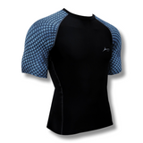 Classic Shark Scales Compression Tights Half Sleeves