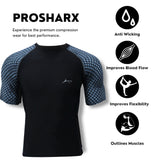 Classic Shark Scales Compression Tights Half Sleeves