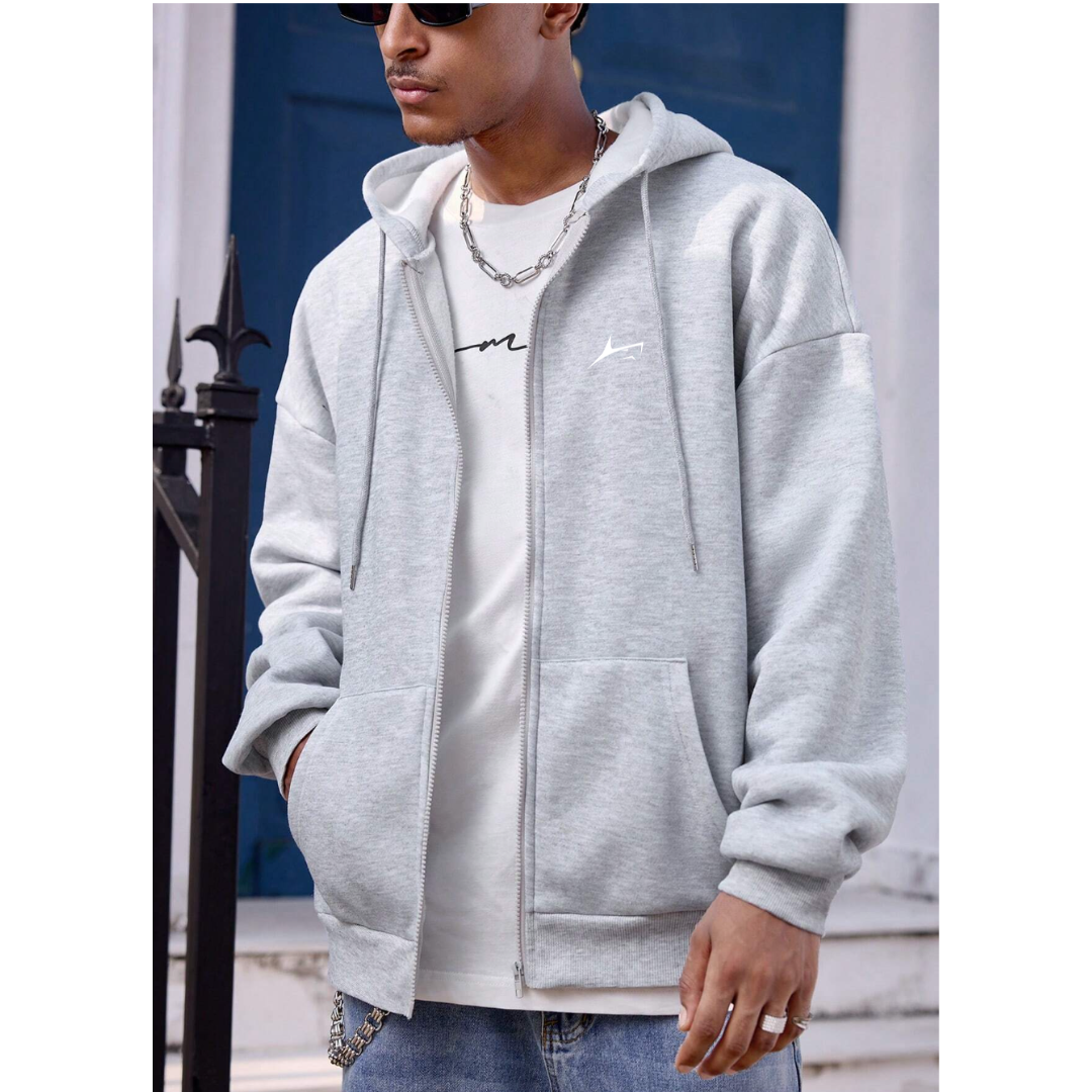 Fleece Zip Up Hoodie | Comfort Sweatshirt