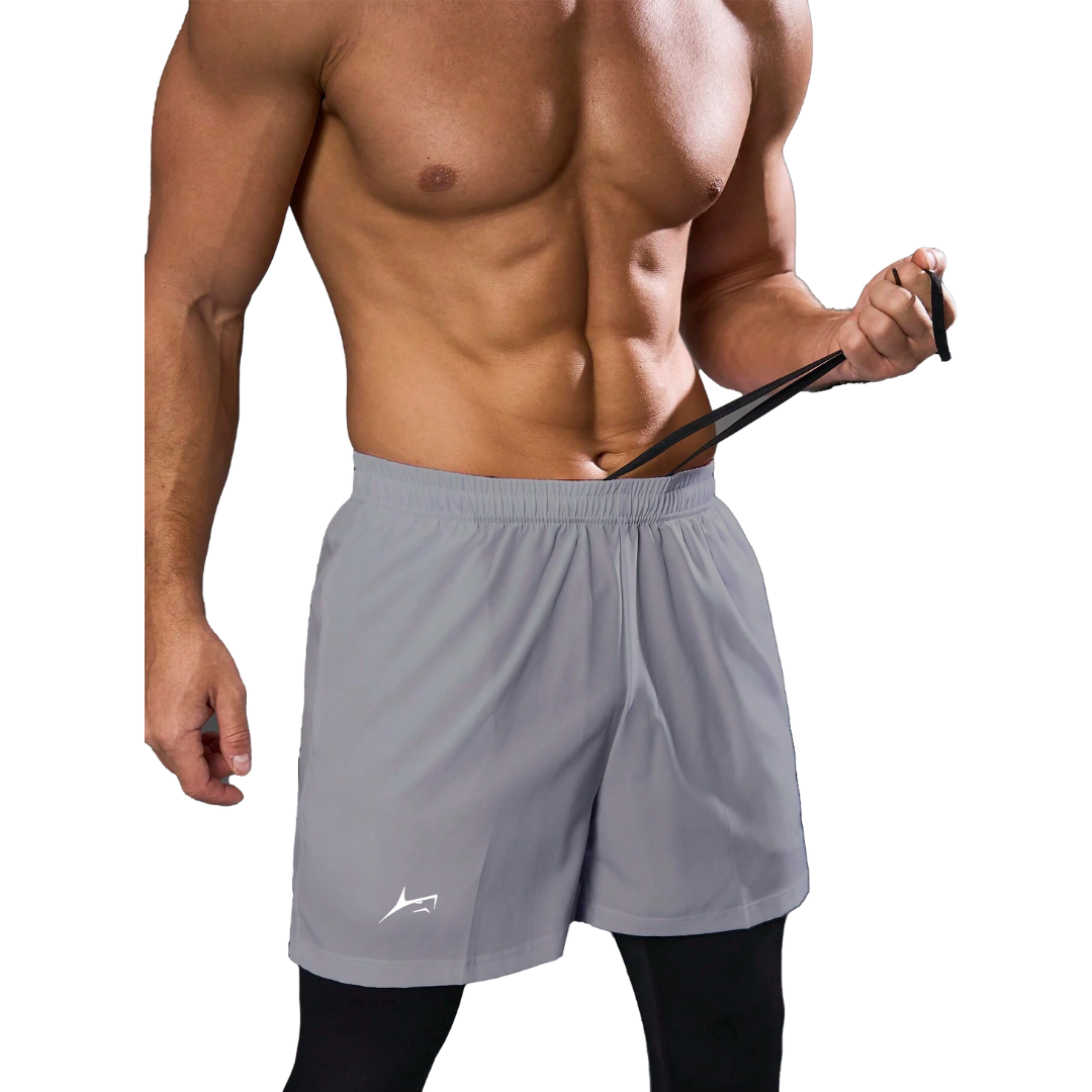 2 in 1 Active Dual Pants with Inner Compression