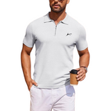 Q-Zip Polo T-Shirt with Quarter Zip