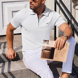 Q-Zip Polo T-Shirt with Quarter Zip