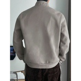 Pack of 2 Old Money Stand Up Collar Sweatshirt Zip-Up