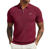 Q-Zip Polo T-Shirt with Quarter Zip