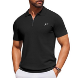 Q-Zip Polo T-Shirt with Quarter Zip