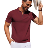 Q-Zip Polo T-Shirt with Quarter Zip
