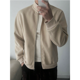 Old Money Stand Up Collar Sweatshirt Zip-Up | Timeless Essential