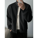 Pack of 2 Old Money Stand Up Collar Sweatshirt Zip-Up