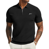 Q-Zip Polo T-Shirt with Quarter Zip
