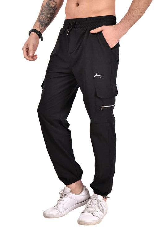 Select Odyssey Cargo Joggers Everyday Activewear Classic Black