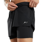 2 in 1 Active Dual Shorts with Inner Tights Layer | All Colours