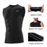 Sleeveless Compression Tank Top T-Shirt