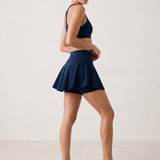 Flare Skorts with Inside Tights | Midnight Blue