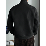 Pack of 2 Old Money Stand Up Collar Sweatshirt Zip-Up