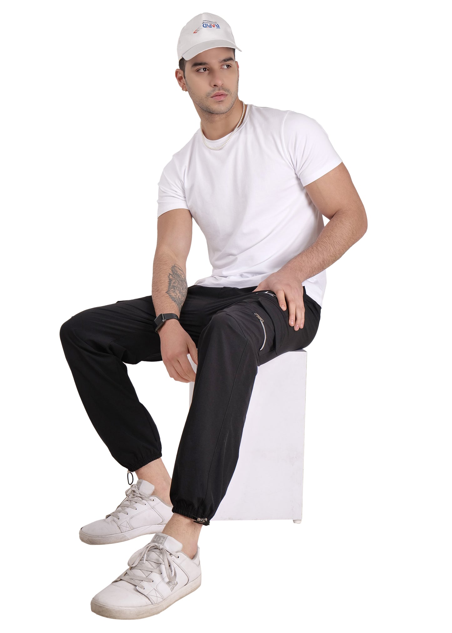 Select Odyssey Cargo Joggers Everyday Activewear Classic Black