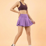 Flare Skorts with Inside Tights | Lavender