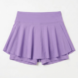 Flare Skorts with Inside Tights | Lavender