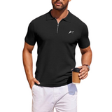 Q-Zip Polo T-Shirt with Quarter Zip