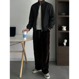 Pack of 2 Old Money Stand Up Collar Sweatshirt Zip-Up