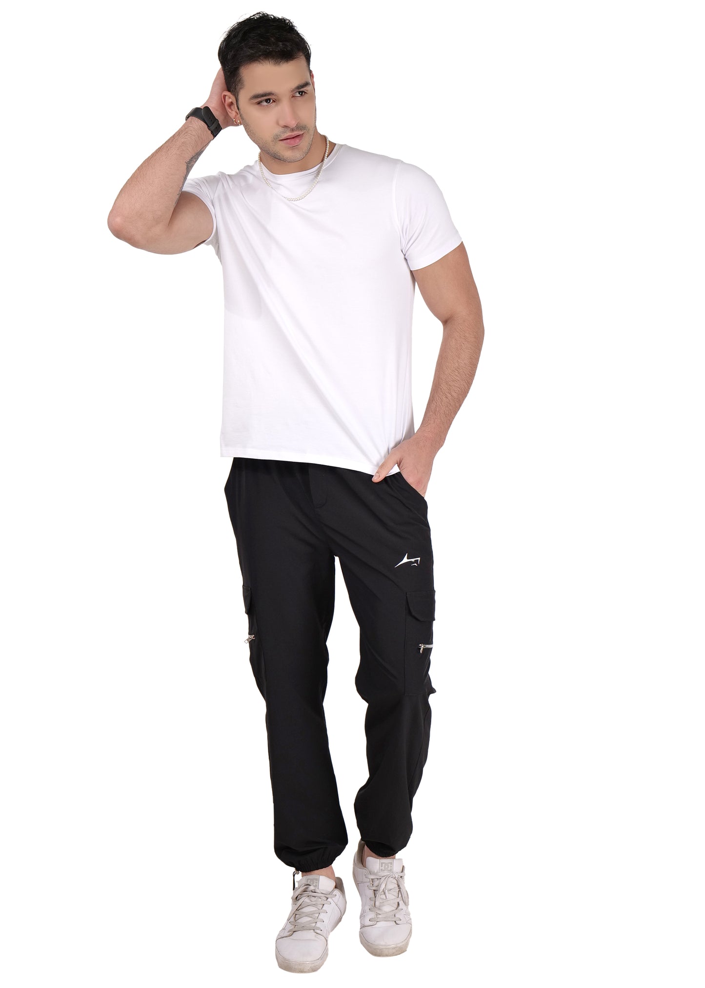 Select Odyssey Cargo Joggers Everyday Activewear Classic Black