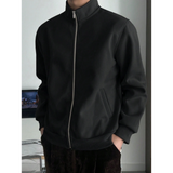 Pack of 2 Old Money Stand Up Collar Sweatshirt Zip-Up