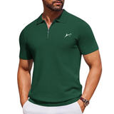 Q-Zip Polo T-Shirt with Quarter Zip