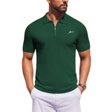 Q-Zip Polo T-Shirt with Quarter Zip