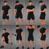Combo Co-ord Set of Classic Compression T-Shirt & Apex Dual Short