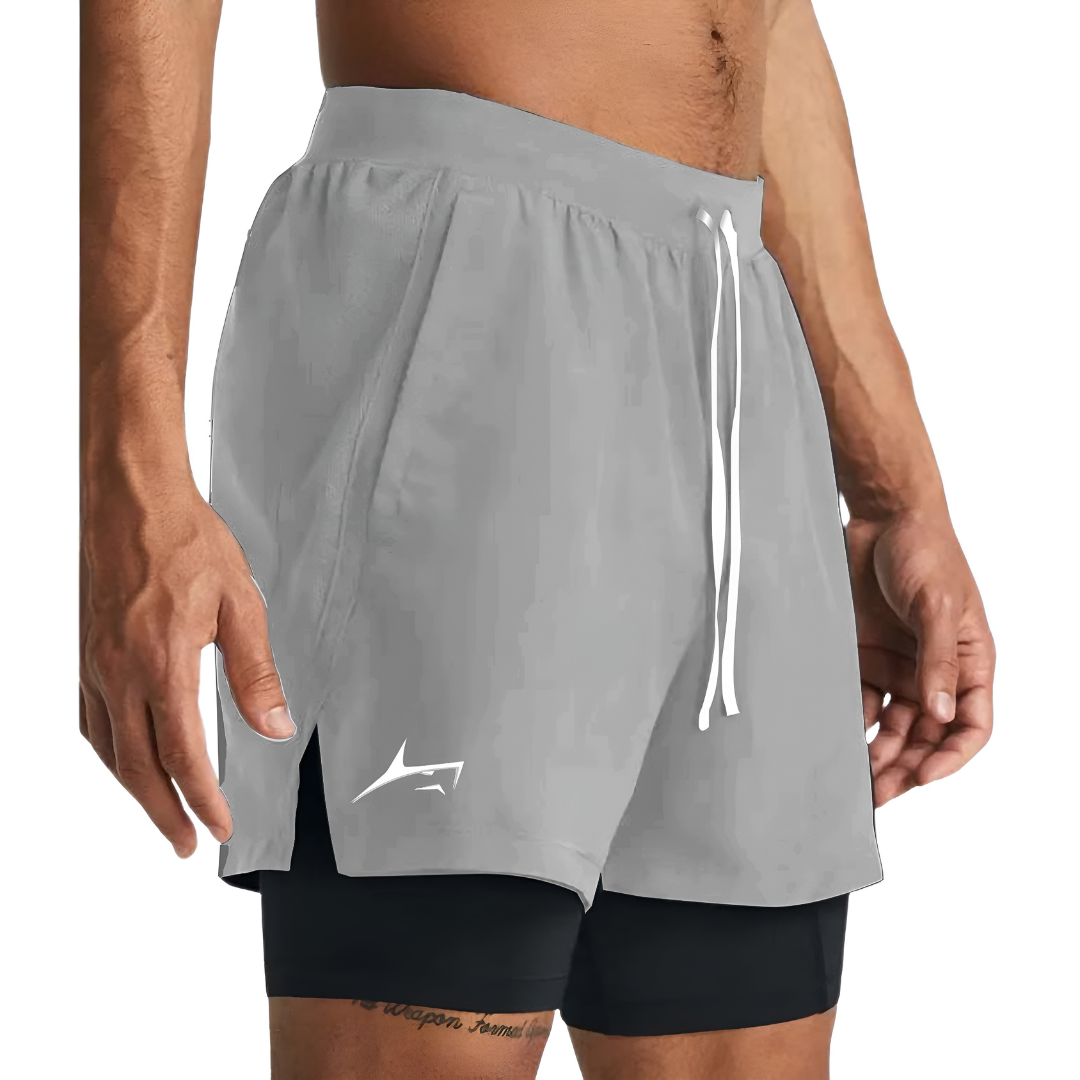 2 in 1 Active Dual Shorts with Inner Tights Layer | All Colours