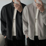 Pack of 2 Old Money Stand Up Collar Sweatshirt Zip-Up