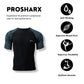 PROSHARX CARBON Fiber Compression Tights Half Sleeves for High Performance in Gym